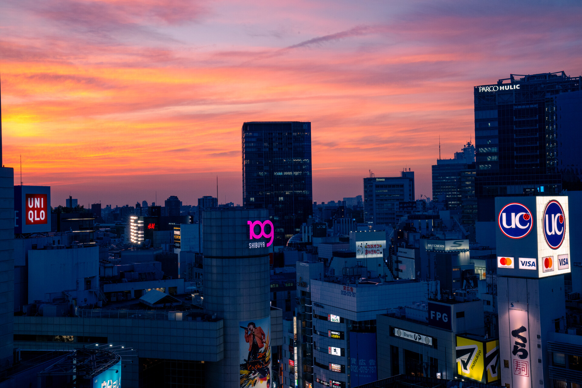 Skyline in Shibuya